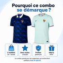 Combo de Maillots France 2026 (Domicile + Extérieur)